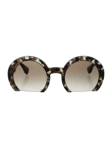 miu miu half rim|Miu Miu Sunglasses .